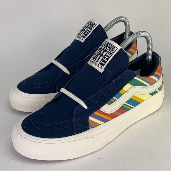 NEW Vans Sk8 Low Reissue Stripe Womens Sz 8 - Picture 4 of 14